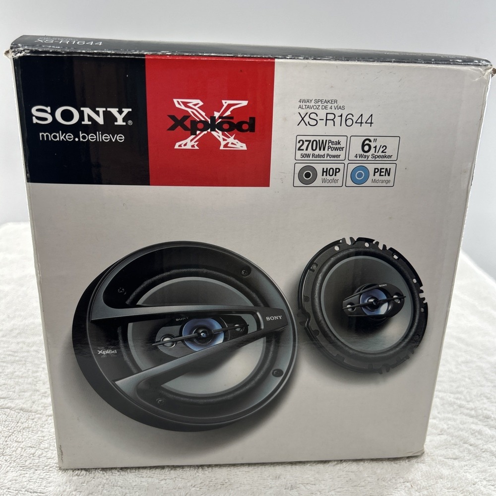 Sony XS-R1644 4-Way Car Speakers XPLOD ~ Open Box